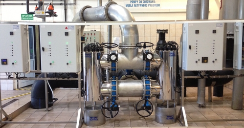 Dezynfekcja wody na lampach UV AM wodociąg publiczny